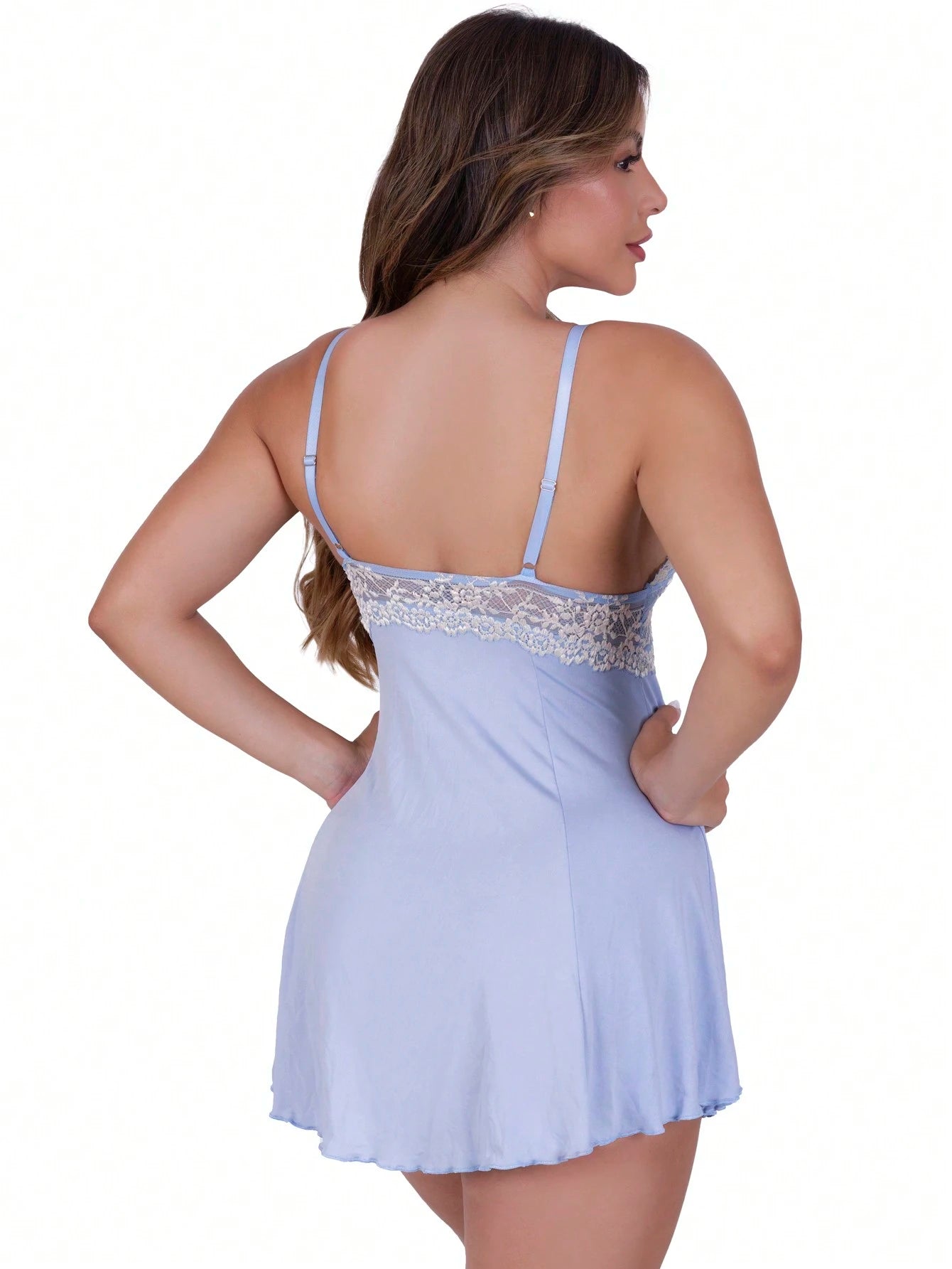 Vendedor Indicado
Biografia da Moda Camisola Valentina sem Bojo Microfibra Light e Renda Luxo Bicolor Feminina