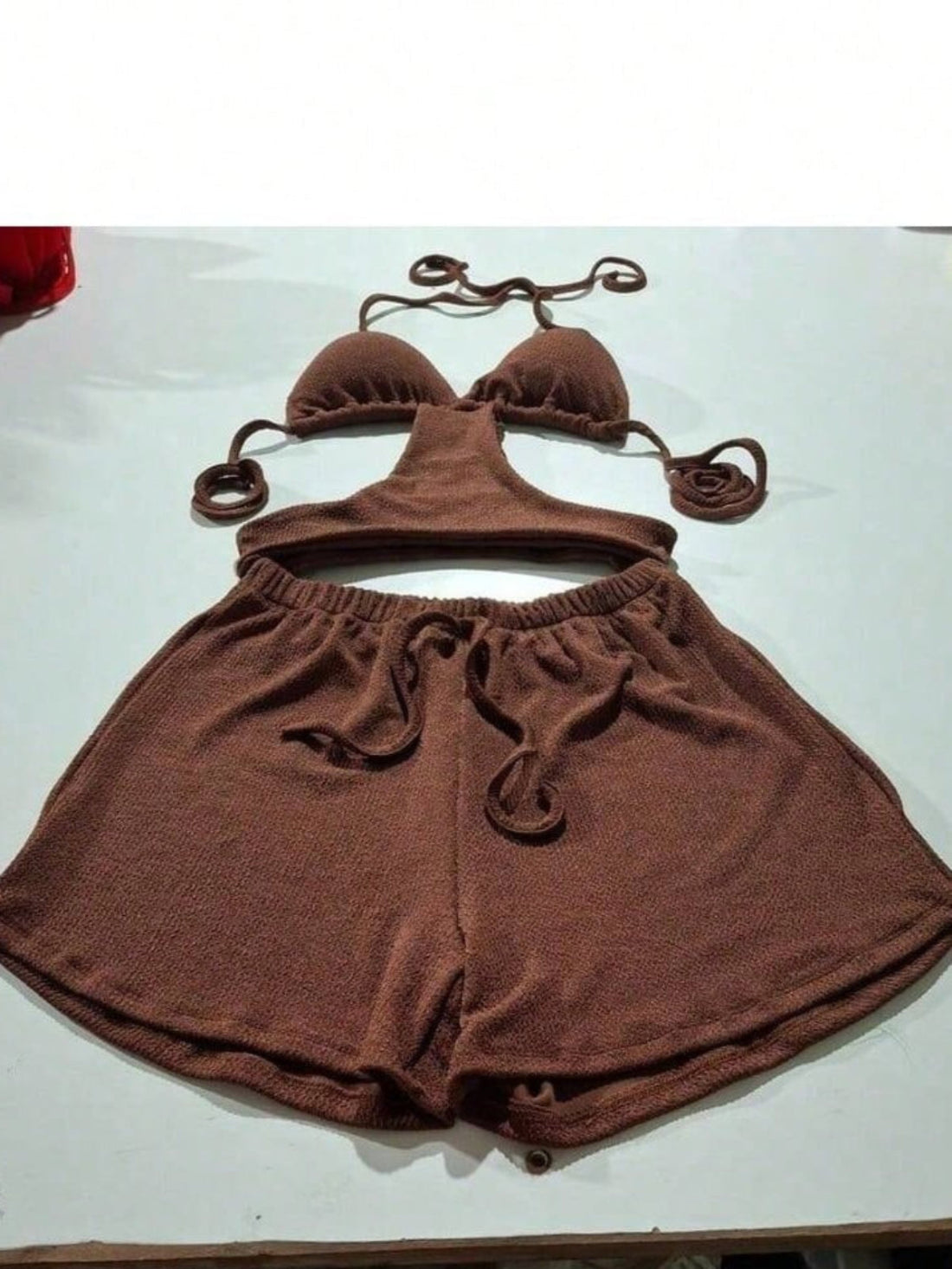 Biquíni com short malha anarroga