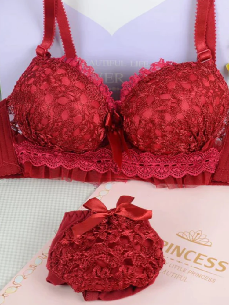 Conjunto de Lingerie  com  Renda Diva