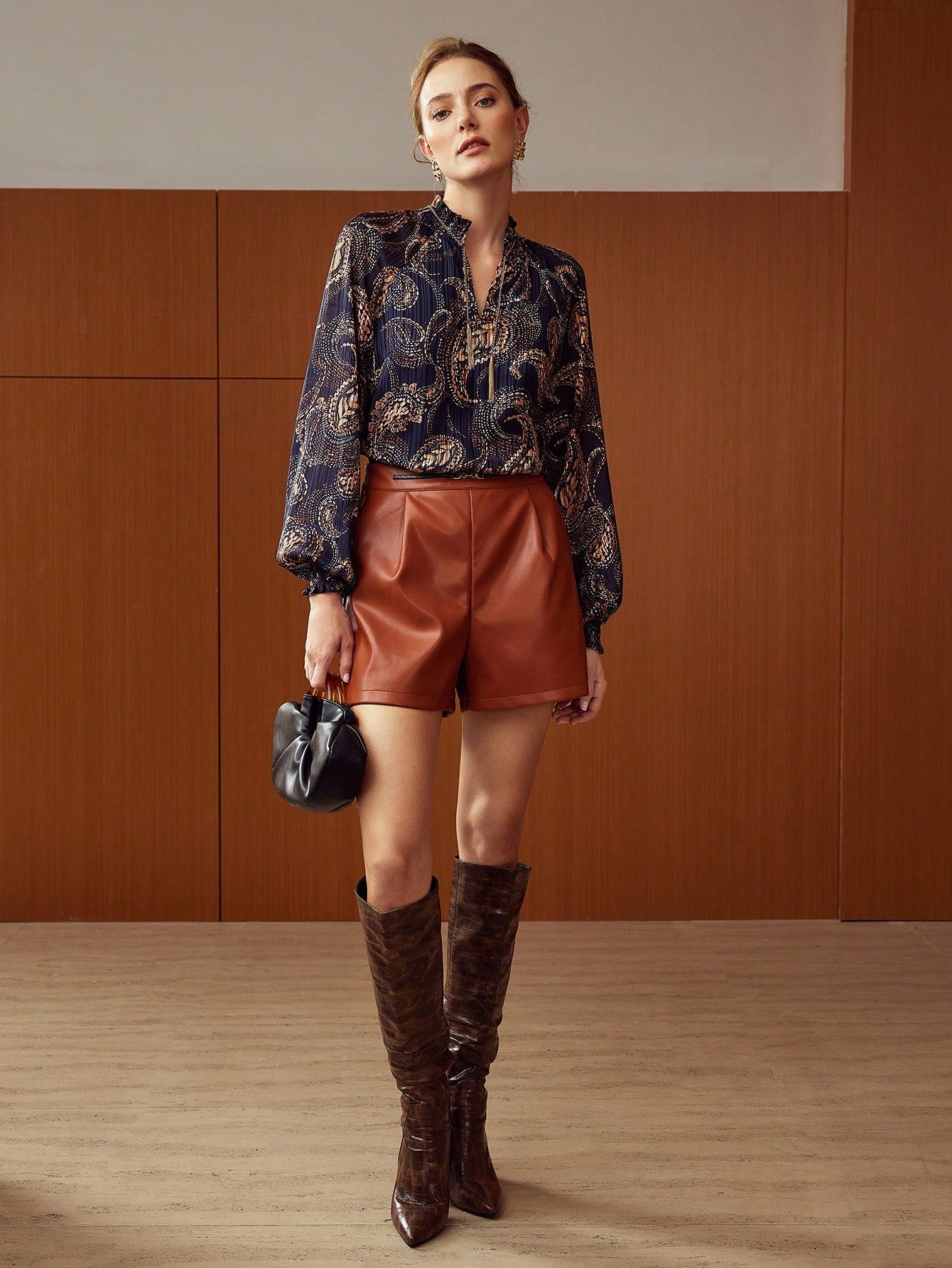 Blusa Feminina Boho Chic Manga Longa Patricia