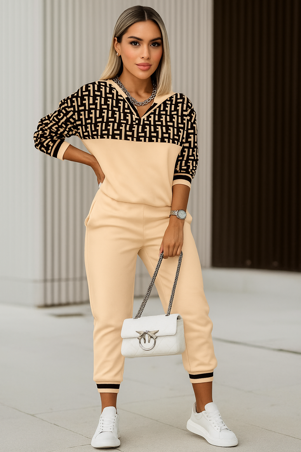 Conjunto de Calça e Blusa de Manga Longa Vick