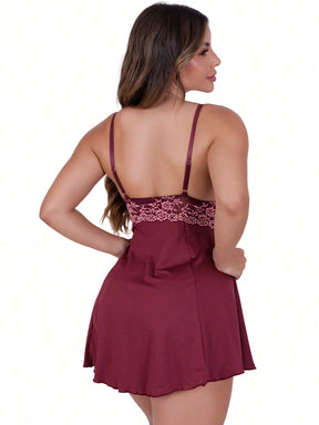 Vendedor Indicado
Biografia da Moda Camisola Valentina sem Bojo Microfibra Light e Renda Luxo Bicolor Feminina