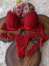 Conjunto Perneira lingerie de luxo calcinha fio dental langerie sensual Sutiã com Bojo Soutien Com Persex Perneirinha