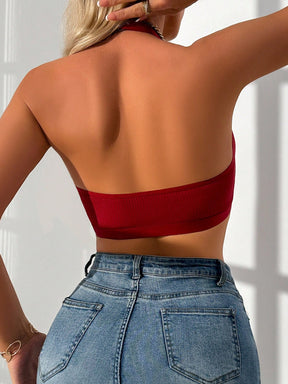 Sutiã Romântico de Fechamento Frontal Minimalista com Recorte de Renda, para Uso Casual Diário