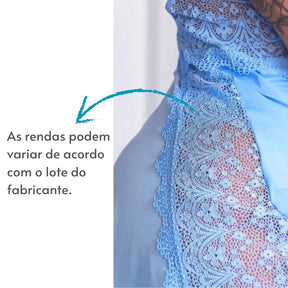 Vendedor Indicado
Camisola Sensual Alexis com Renda e Alça Cruzando as Costas