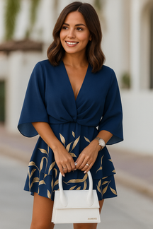 Vestido Midi com Manga Diva Akira