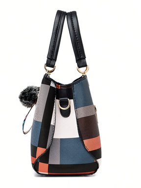 3 peças Bolsas de Luxo , bolsa feminina, moderna, prática, bolsa grande