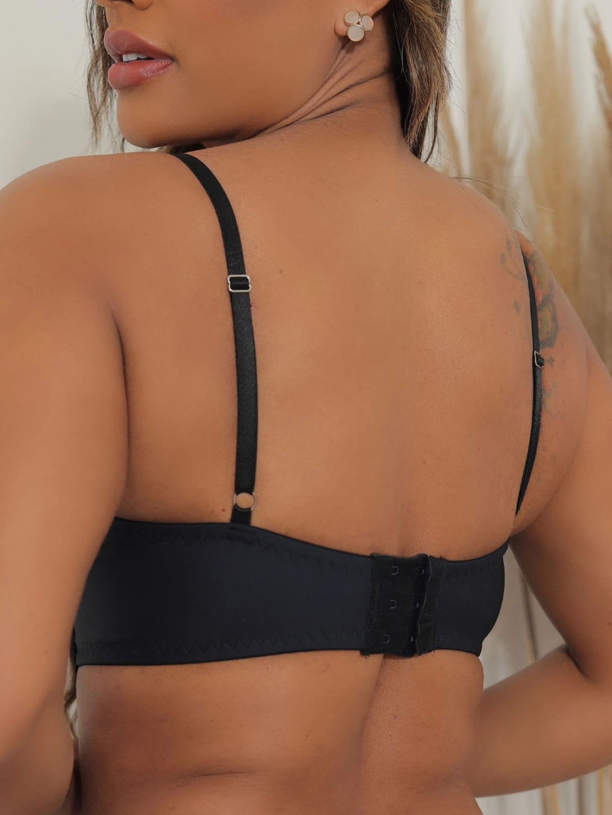 Vendedor IndicadoSutiã Decote Profundo Efeito Silicone Poliamida Premium
