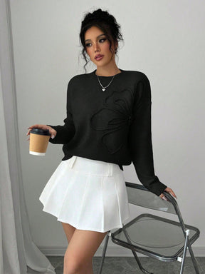 Blusa de Manga Longa Bordada Tereza