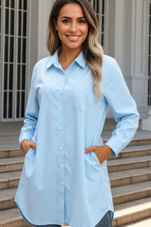 Chemise de Manga Comprida com Botões Nanda