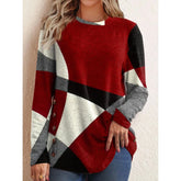 Blusa Manga Comprinda com Detalhes Carol