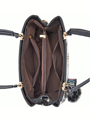 3 peças Bolsas de Luxo , bolsa feminina, moderna, prática, bolsa grande